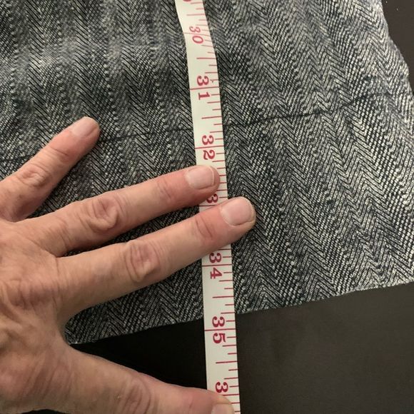 Audrey Navy/White Sleevless Mini Dress M (K-029) - Picture 8 of 8